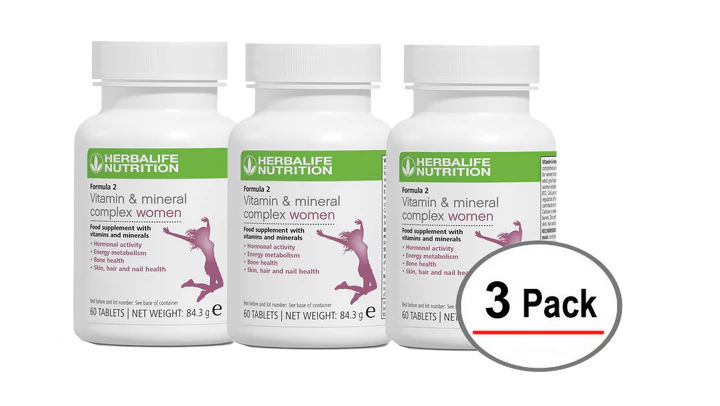Herbavibe | Formula 2 - Vitamin & Mineral Complex (3 Pack) 1 Formula 2 - Vitamin & Mineral Complex (3 Pack)
