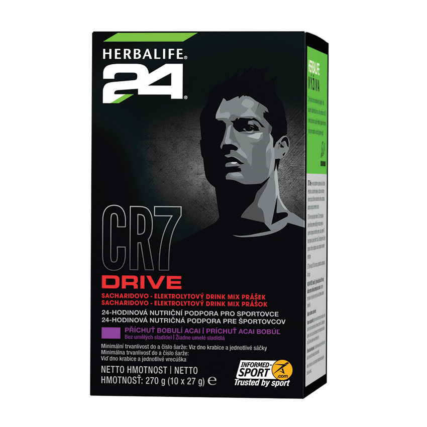 Herbavibe | H24 CR7 Sports drink with acai berry flavor - sachets 1 H24 CR7 Sports drink with acai berry flavor - sachets